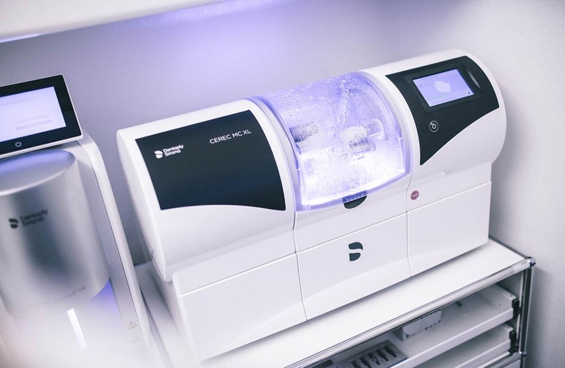 CEREC-Fertigungseinheit in der Praxis